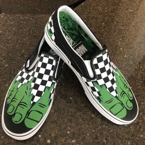 Vans Marvel Hulk Edition EUC